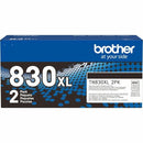 Brother Original High Yield Laser Toner Cartridge - Twin-pack - B TN830XL2PK