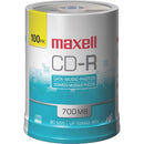 Maxell CD Recordable Media - CD-R - 48x - 700 MB - 100 / Each 648200
