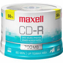 Maxell CD Recordable Media - CD-R - 48x - 700 MB - 50 / Each 648250