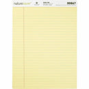 Nature Saver 100% Recycled Canary Legal Ruled Pads 00867