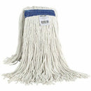 Globe Cot-Pro Cotton Narrow Band Wet Cut End Mop - 16 Oz / White 3093