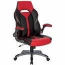 OSP Furniture Black Leather Gaming Chair ORN25RD