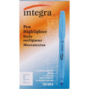 Integra Pen Style Fluorescent Highlighters 36184