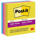Post it Super Sticky Notes 675-4SSJOY, 4 in x 4 in (101 mm x 6754SSJOY