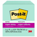 Post it Super Sticky Notes 654-5SSMT, 3 in x 3 in (76 mm x 7 6545SSMT