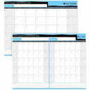 DayTimer 30/60 Day Undated Laminated Reversible Planner, 23"x 30" 3413859735