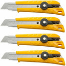 Olfa Classic Heavy Duty Ratchet-Lock Utility Knife, 4-Pack 1130184