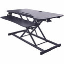 Rocelco 43" Sit-to-Stand Hi-Lift Adjustable Desk Riser RVADRB43