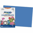 Prang Construction Paper, Bright Blue, 12" x 18" , 50 Sheets P75070001
