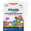 Prang Construction Paper, White, 9" x 12" , 50 Sheets P92030001
