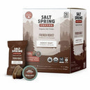 Salt Spring K-Cup French Roast Compostable Coffee Pods-Darkest Ro CFRPOD20C