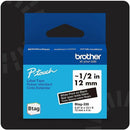 Brother P-touch BTAG-335 White on Black Label Tape BTAG335