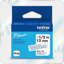 Brother P-touch BTAG-133 Blue on Clear Label Tape BTAG133