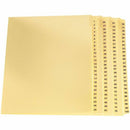 Oxford Legal Exhibit Index Dividers 1-100, Letter-Size, Buff, 100 L213100