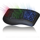 Adesso AKB-150EB Color Illuminated Ergonomic Keyboard AKB150EBFR