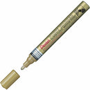 Pentel Paint Marker, Medium Point, Bullet Tip, Gold Ink MMP10X