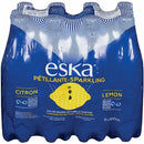 ESKA Sparkling Spring Water with Natural Lemon Flavour, 12/Pack 50029