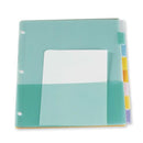 Oxford Poly Divider Page With Pockets 31681