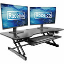 Rocelco ADR-45 45" Adjustable Desk Riser with EVR RADRB45