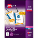 Avery Vertical Name Badges with Tickets Kit for Laser and In 8520