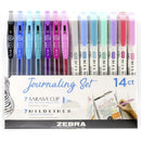 Zebra SARASA Clip Pen/MIDLINER Marker Journaling Set 10014