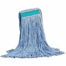 M2 Professional Swipe Cut-End Mop - Narrow Band - Blue - 20 oz MWSWC20BL