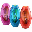 Bostitch Twist-n-Sharp Duo Pencil Sharpener, Assorted Colors PS2ASST (1 Single unit only)
