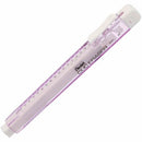 Pentel CLIC ERASER, Rectangular Retractable Eraser, Violet Transp ZE81VW