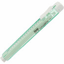 Pentel CLIC ERASER, Rectangular Retractable Eraser, Green Transpa ZE81KW