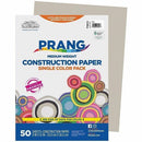 Prang Construction Paper, Gray, 9" x 12" , 50 Sheets P88030001