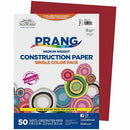 Prang Construction Paper, Holiday Red, 9" x 12" , 50 Sheets P99030001