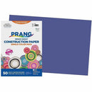 Prang Construction Paper, Blue, 12" x 18" , 50 Sheets P74070001