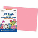 Prang Construction Paper, Pink, 12" x 18" , 50 Sheets P70070001