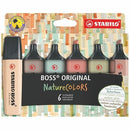 Quo Vadis STABILO BOSS Original NatureCOLORS x6 S7406