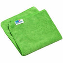 M2 Professional Sani-Pro Microfiber Cloths - 16"x16" - 300gsm - G MC501GN