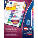 Avery Ready Index&reg; Table of Content Dividersfor Laser an 11141
