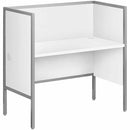 Monarch Specialties Office Cubicle - 48"L White/ Silver Commercia I7729