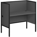 Monarch Specialties Office Cubicle - 48"L Grey/ Black Commercial  I7734