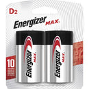 Energizer MAX Alkaline D Batteries, 2 Pack E95BP2