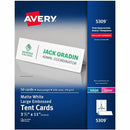 Avery Large Tent Cardsfor Laser and Inkjet Printers, 3-1/2"  5309