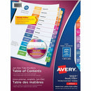 Avery Ready Index&reg; Table of Contents Dividers for Laser  11127