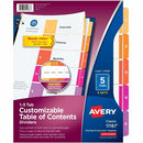 Avery Ready Index&reg; Table of Content Dividersfor Laser an 11187