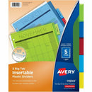 Avery Big Tab&trade; Insertable Plastic Dividersfor Laser an 11900