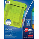Avery Big Tab&trade; Insertable Plastic Dividersfor Laser an 11901