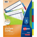 Avery Big Tab&trade; Insertable Plastic Dividers with Pocket 11902