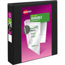 Avery Durable View Binder 1-1/2" , Slant D Rings, Black 17021