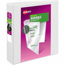 Avery Durable View Binder 2" , Slant D Rings, White 17032