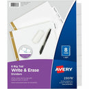 Avery Big Tab&trade; Write & Erase Dividers8 tabs 23078