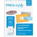 PRES-a-ply White Labels 30604