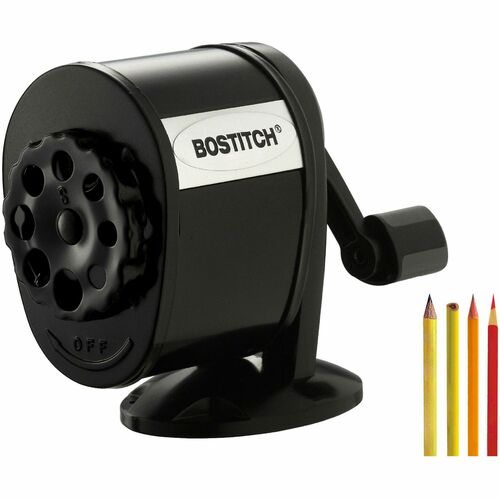 Bostitch Antimicrobial Manual Pencil Sharpener BOSMPS1BLK